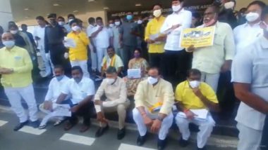 Nivar Cyclone: TDP Rally Demands Compensation to Farmers Hit by the Cyclone