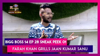 Bigg Boss 14 Episode 28 Sneak Peek 01 | Nov 10 2020: Farah Khan Grills Jaan Kumar Sanu