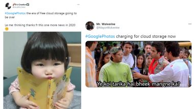 Google Photos Funny Memes and Jokes Trend Online After Company Announces to  Stop Free Cloud Storage of Photos and Videos From June 1, 2021 | 👍 LatestLY