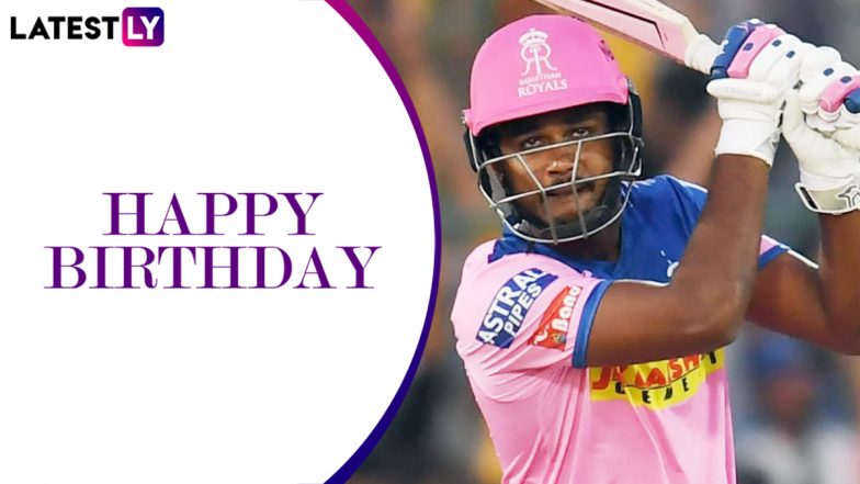 Sanju Samson Birthday Special: Quicks Facts to Know About the Rajasthan Royals & Team India Wicket-Keeper Batsman