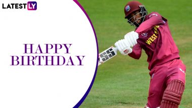 Shai Hope Birthday Special: Quick Facts to Know About West Indies Wicket-Keeper Batsman