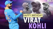 Virat Kohli Photos and HD Wallpapers for Free Download: Happy Birthday Kohli Greetings, HD Images in RCB and Indian Cricket Team Jersey and Birthday Wishes to Share Online