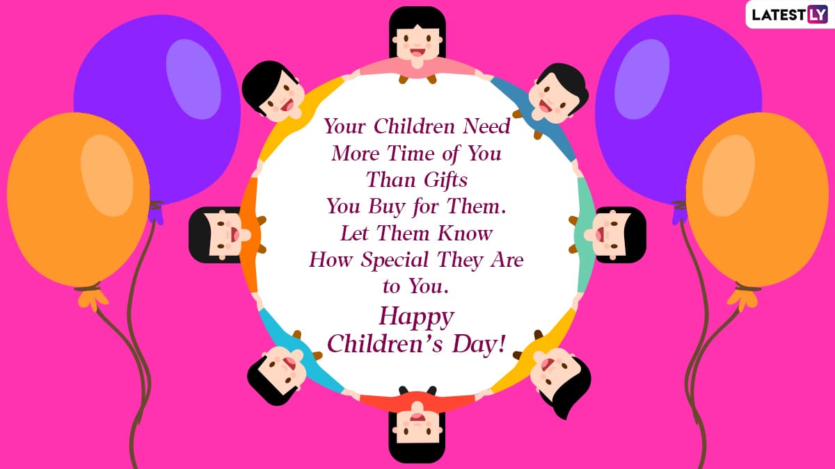 Happy Children's Day 2021 Greetings! WhatsApp Messages, HD Images ...