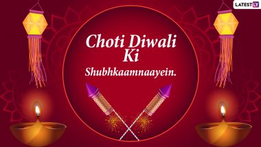 Choti Diwali 2020 Messages in Hindi: WhatsApp Stickers, Naraka Chaturdashi HD Images, Happy Diwali Wishes and Facebook Greetings to Celebrate the Festival of Lights