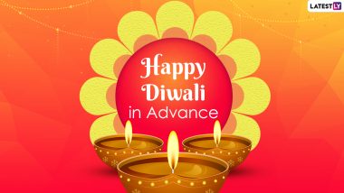 Happy Diwali 2020 in Advance Images & HD Wallpapers For Free Download  Online: Send Lakshmi Puja GIF Greetings, SMS, WhatsApp Stickers, Messages  and Quotes to Send to Family and Friends | 🙏🏻 LatestLY