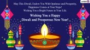 Diwali 2020 Wishes in English and Hindi: Lakshmi Pujan WhatsApp Stickers, Shubh Deepavali HD Images, SMS Greetings, GIF Messages and Quotes to Celebrate Badi Diwali