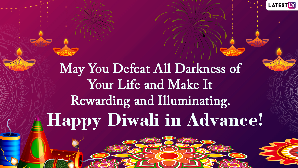 Happy Diwali 2020 in Advance Wishes and HD Images: WhatsApp ...