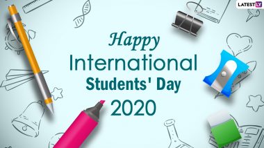Happy International Students’ Day 2020 Images and HD Wallpapers: WhatsApp Stickers, GIFs, Facebook Messages and Quotes to Send All Students on This Observance