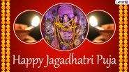 Jagadhatri Puja 2020 Greetings And Goddess Durga HD Images: WhatsApp Stickers, Facebook Greetings, Instagram Stories, Messages And SMS to Send on Akshaya Navami