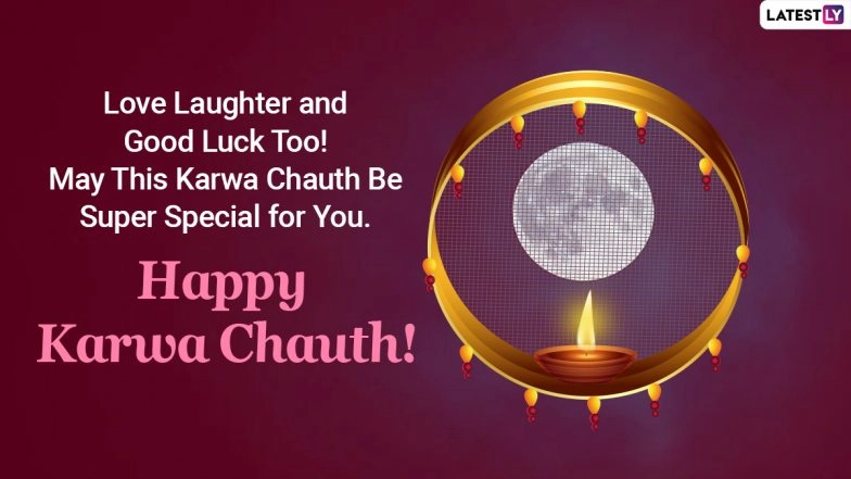 Karwa Chauth 2020 Wishes: WhatsApp Stickers, Facebook Greetings, GIF & SMS to Send on The Occasion