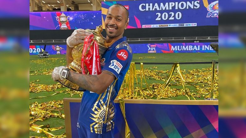 Hardik Pandya Dedicates Mumbai Indians’ IPL 2020 Triumph to Son Agastya (View Post)