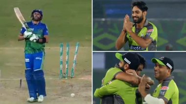 Haris Rauf Apologises to Shahid Afridi After Dismissing Him for a Golden Duck During Multan Sultans vs Lahore Qalandars PSL 2020 Eliminator 2 Match (Watch Video)