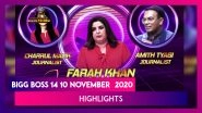 Bigg Boss 14 Episode 27 Updates | 09 November 2020: Farah Khan Schools Housemates During BB Adaalat