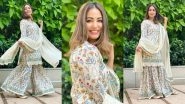 Hina Khan's Floral Sharara Set Is A Perfect Diwali Look To Ape This Festive Season (View Pics)