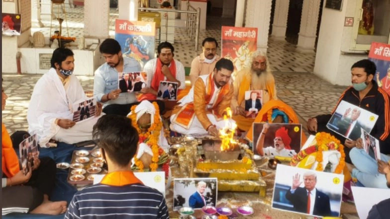 US Presidential Election: Hindu Sena Holds Special Prayers in Delhi For Donald Trump's Victory