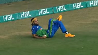 Imran Tahir’s ‘New Celebration’ Has Twitterati in Splits After He Takes a Superb Catch to Dismiss Sharjeel Khan During Multan Sultans vs Karachi Kings PSL 2020 Qualifier Match