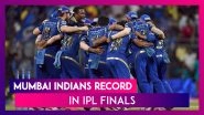 Mumbai Indians Record In IPL Finals: As MI Lift Fifth Title, A Look At Their Previous Summit Clashes