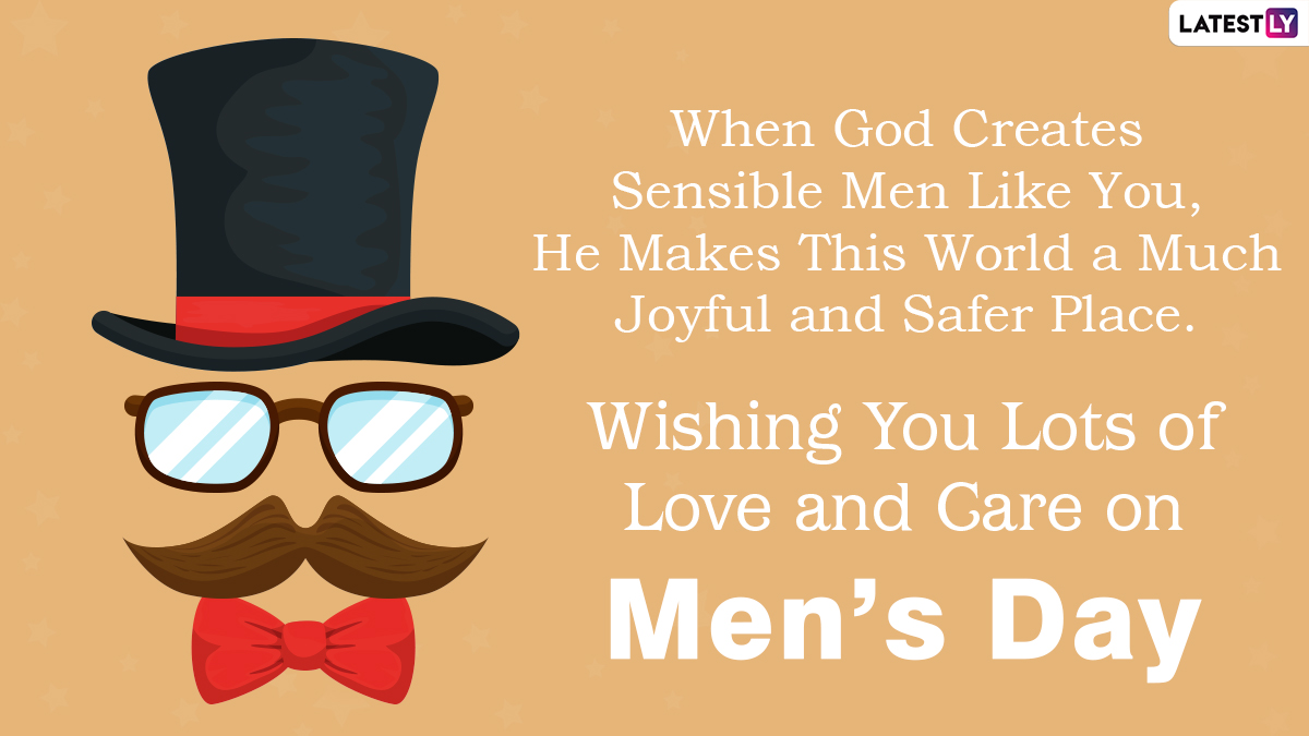 Happy Men's Day 2020 Greetings & HD Images: WhatsApp Stickers ...
