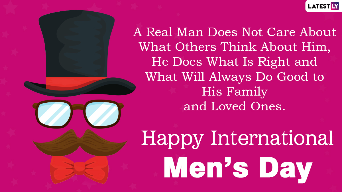 International Men's Day 2021 Images & HD Wallpapers For Free Download Online: Wish Happy Men's Day With Latest WhatsApp Messages, Greetings and Quotes | 🙏🏻 LatestLY