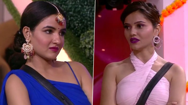 Bigg Boss 14: Jasmin Bhasin Threatens to Reveal Personal Details About Rubina Dilaik and Abhinav Shukla on National TV (Watch Video)