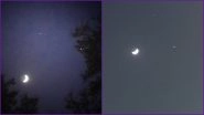 Saturn, Jupiter and Moon Form a Celestial Triangle in Night Sky Ahead of The Conjuction, View Beautiful Pics