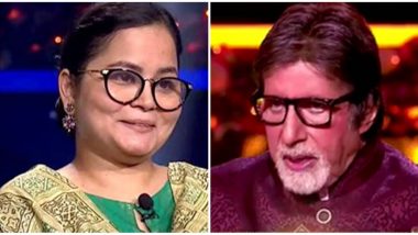 Kaun Banega Crorepati 12: Nazia Nasim Wins Rs 1 Crore, Becomes the First Crorepati of the Season on Amitabh Bachchan Hosted Reality Game Show (Watch Video)