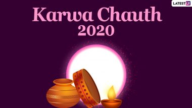 Karwa Chauth 2020 Hindi Wishes And HD Images: Celebrate Karwa Chauth Vrat With WhatsApp Stickers, Facebook Greetings, GIFs, Wallpapers, Instagram Stories, Messages And SMS