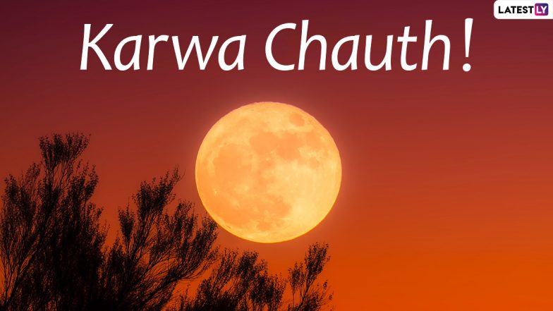 Happy Karwa Chauth 2021 Greetings & Moonrise Wishes:  Send Happy Karva Chauth Vrat Wishes, Images And Messages Post Chandra Darshan on Festival Day