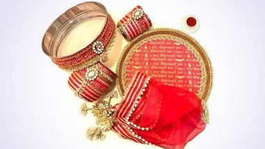 Karwa Chauth 2020 Puja Samagri List: Things Required in Karva Chauth Vrat Thali to Celebrate The Auspicious Festive Day