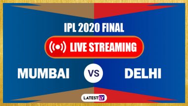MI vs DC, IPL 2020 Final Live Cricket Streaming: Watch Free Telecast of Mumbai Indians vs Delhi Capitals on Star Sports and Disney+Hotstar Online