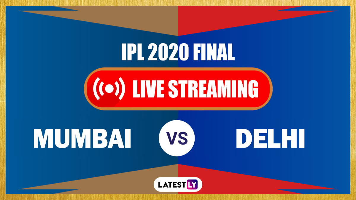 Cricket News MI vs DC, IPL 2020 Final Live Cricket Streaming and TV Telecast 🏏 LatestLY