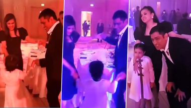 MS Dhoni Dancing and Partying With Wife Sakshi and Daughter Ziva; CSK Shares Rare Video of Captain Cool Making Moves on the Dance Floor!