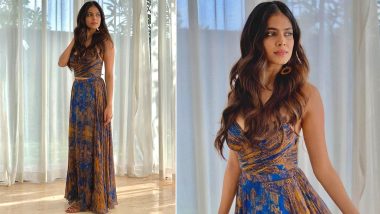 Malavika Mohanan Is Flirty Chic in a Saaksha and Kinni Printed Ensemble!