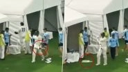 Mitchell Starc Throws His Bat in Frustration After New South Wales Captain Peter Nevill Denies Him Century With Declaration in Sheffield Shield 2020&ndash;21 (Watch Video)