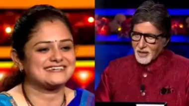 Kaun Banega Crorepati 12: Mohita Sharma Becomes the Second Crorepati on Amitabh Bachchan’s Show After Nazia Nasim (Watch Video)