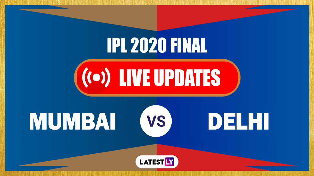 Cricket News Mumbai Indians vs Delhi Capitals Live Score Updates and Full Scorecard Dream11 IPL 2020 Final 🏏 LatestLY