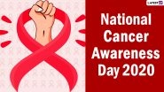 National Cancer Awareness Day 2020 Date And Significance: Know The History And Events Organised to Highlight the Importance of Early Detection of the Disease
