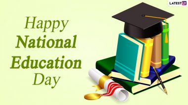 National Education Day 2020 Messages & HD Images: WhatsApp Stickers, Wishes, Education Day Quotes and Facebook Greetings to Honour Maulana Abul Kalam Azad’s Birth Anniversary