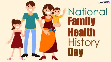 National Family Health History Day 2020 Date, History & Significance: Know More About the Family Celebration Observed on Thanksgiving Day