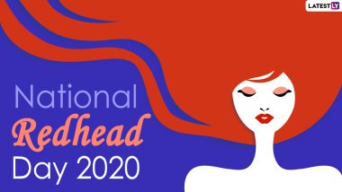 National Redhead Day 2020 Date And Significance: Know The Origin of the Observance That Empowers Those With Gorgeous Red Coloured Hair!