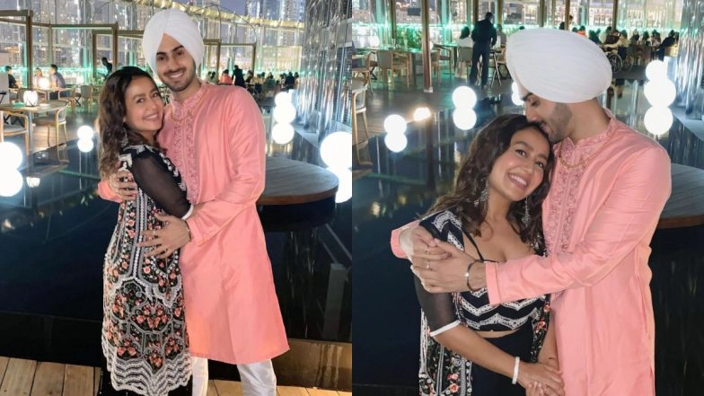 Newlyweds Neha Kakkar and Rohanpreet Singh Ring in Their First Diwali Together, Share Stunning Pics From Dubai!