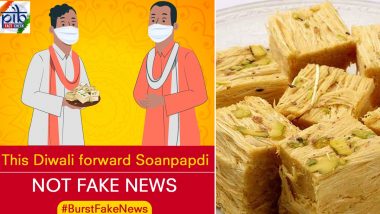 This Diwali 2020 Circulate The Soanpapdi Not Fake News, PIB Gives New Mantra to #BurstFakeNews