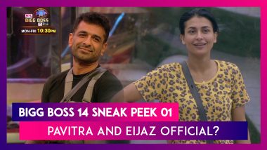 Bigg Boss 14 Episode 31 Sneak Peek 01 | Nov 13 2020: Are Pavitra Punia and Eijaz Khan Official?