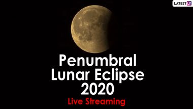 Penumbral Lunar Eclipse 2020 Live Streaming Video Online: Know How and When to Watch Upachaya Chandra Grahan Today