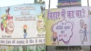 Bihar Assembly Elections 2020: Posters Celebrating Nitish Kumar's Return Come Up in Patna