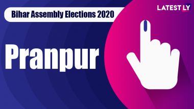 Pranpur Vidhan Sabha Seat in Bihar Assembly Elections 2020: Candidates, MLA, Schedule And Result Date