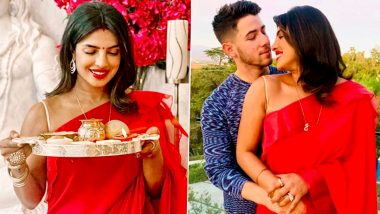 Priyanka Chopra Observes Karwa Chauth for Husband Nick Jonas in LA, Shares Mushy Pics on Instagram