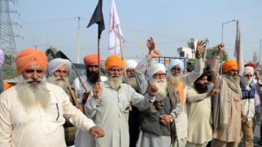 Delhi Chalo: Hundreds of Protesting Farmers Gather Along Punjab-Haryana Border Against Farm Bills
