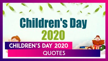 Children’s Day 2020 Quotes: WhatsApp Messages, Greetings and Images to Send Bal Diwas Wishes