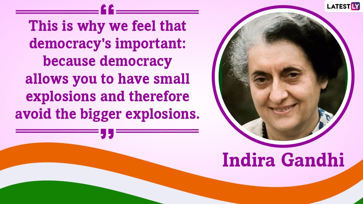 National Integration Day 2020: Here Are Popular Quotes By Indira Gandhi 